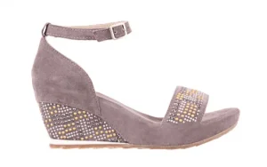 Sandały -131 2701 Grigio, Szary, Skóra naturalna | Bayla Best