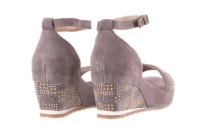 Sandały -131 2701 Grigio, Szary, Skóra naturalna | Bayla Best