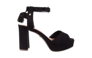 Sandały -067 129006 Nobuck Black, Czarny, Skóra naturalna | Bayla Hot