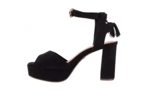 Sandały -067 129006 Nobuck Black, Czarny, Skóra naturalna | Bayla Hot