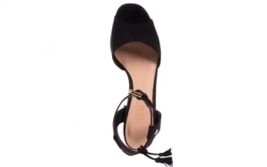 Sandały -067 129006 Nobuck Black, Czarny, Skóra naturalna | Bayla Hot