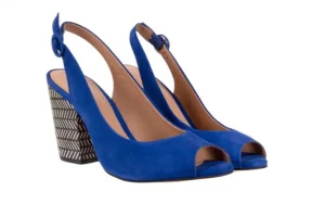 Sandały -067 113216 Nobuck Lake, Granat, Skóra naturalna | Bayla Outlet