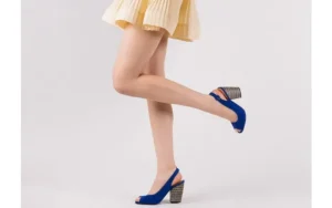 Sandały -067 113216 Nobuck Lake, Granat, Skóra naturalna | Bayla Outlet