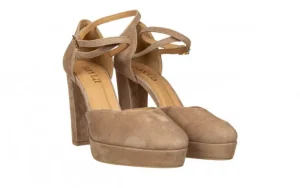 Sandały -159 5074 022-P C Beż Welur 159196, Skóra naturalna | Bayla Hot