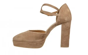 Sandały -159 5074 022-P C Beż Welur 159196, Skóra naturalna | Bayla Hot
