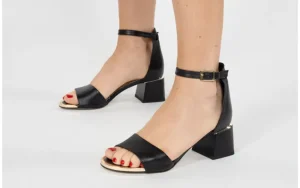 Sandały -159 4174 076-P Czarny Lico 159031, Skóra naturalna | Bayla Clearance