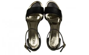 Sandały -159 4174 076-P Czarny Lico 159031, Skóra naturalna | Bayla Clearance