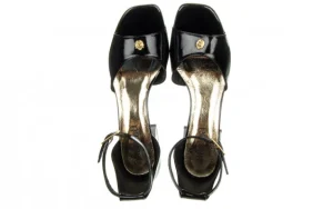 Sandały -157 4643 090-P Czarny Naplak 157044, Skóra naturalna | Bayla New