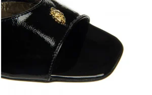 Sandały -157 4643 090-P Czarny Naplak 157044, Skóra naturalna | Bayla New