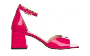 Sandały -159 4643 152-P Fuksja Lakier 159131, Skóra naturalna | Bayla Sale