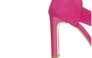 Sandały -157 4556 152-P Fuksja Welur 157039, Skóra naturalna | Bayla Best