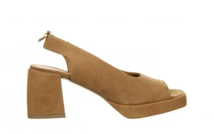 Sandały -157 4546 005-P Rudy Welur 157045, Skóra naturalna | Bayla Online