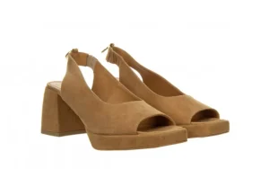 Sandały -157 4546 005-P Rudy Welur 157045, Skóra naturalna | Bayla Online