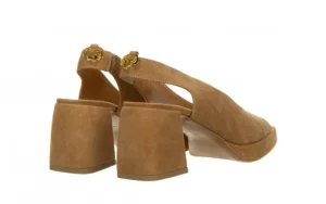 Sandały -157 4546 005-P Rudy Welur 157045, Skóra naturalna | Bayla Online