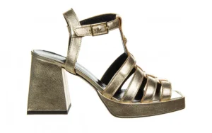 Sandały -157 4550 074-P Złoty Lico 157036, Skóra naturalna | Bayla Online