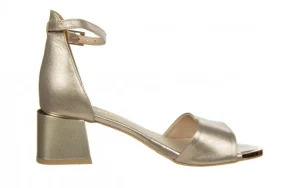 Sandały -159 4174 074-P Złoty Lico 159149, Skóra naturalna | Bayla Fashion