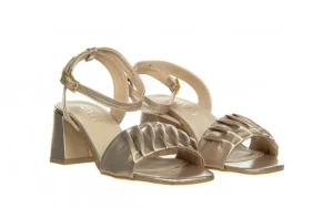 Sandały -159 4622 074-P Złoty Lico 159127, Skóra naturalna | Bayla Fashion