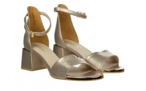 Sandały -159 4174 074-P Złoty Lico 159149, Skóra naturalna | Bayla Fashion