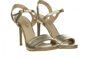 Sandały -159 4561 074-P Złoty Lico 159132, Skóra naturalna | Bayla Sale