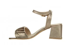 Sandały -159 4622 074-P Złoty Lico 159127, Skóra naturalna | Bayla Fashion