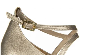 Sandały -159 4089 074-P Złoty Lico 159138, Skóra naturalna | Bayla Best