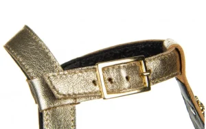 Sandały -157 4550 074-P Złoty Lico 157036, Skóra naturalna | Bayla Online