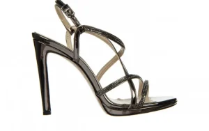 Sandały -187 589-9083 Platinum 187066, Czarny, Skóra ekologiczna | Bayla New