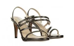 Sandały -187 587-1123 Platinum 187116, Czarny, Skóra ekologiczna | Bayla Discount