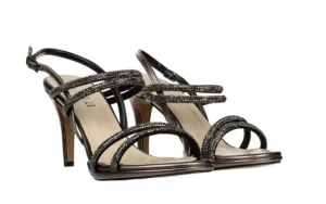 Sandały -187 587-1729 Platinum 187099, Czarny, Skóra ekologiczna | Bayla Online