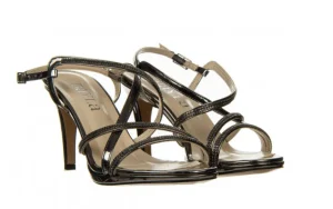 Sandały -187 587-9083 Platinum 187126, Czarny, Skóra ekologiczna | Bayla Online