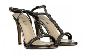 Sandały -187 589-1747 Platinum 187106, Czarny, Skóra ekologiczna | Bayla Clearance