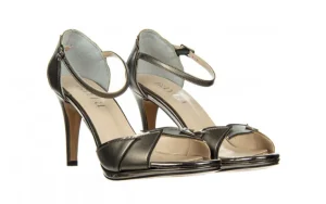 Sandały -187 587-1109 Platinum 187115, Czarny, Skóra ekologiczna | Bayla Discount