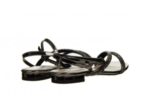 Sandały -187 1719 Platinum 187111, Czarny, Skóra ekologiczna | Bayla New