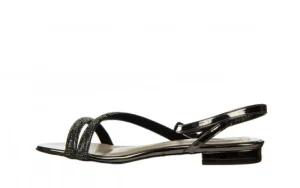 Sandały -187 1719 Platinum 187111, Czarny, Skóra ekologiczna | Bayla New