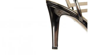 Sandały -187 587-1123 Platinum 187116, Czarny, Skóra ekologiczna | Bayla Discount