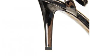 Sandały -187 587-9078 Platinum 187124, Czarny, Skóra ekologiczna | Bayla Best