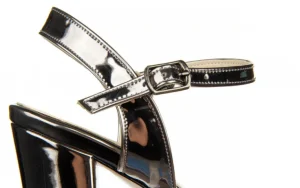 Sandały -187 1840-7023 Platinum 187034, Czarny, Skóra ekologiczna | Bayla Discount