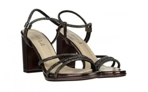 Sandały -187 587-1705 Platinum 187236, Skóra ekologiczna | Bayla Fashion