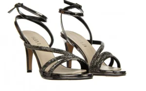 Sandały -187 587-1733 Platinum Mirror 187177, Czarny, Skóra ekologiczna | Bayla Discount