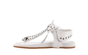 Sandały -163 17-178 Riga, Biały, Skóra naturalna | Bayla Discount