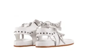 Sandały -163 17-178 Riga, Biały, Skóra naturalna | Bayla Discount