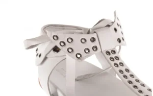 Sandały -163 17-178 Riga, Biały, Skóra naturalna | Bayla Discount