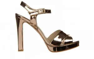 Sandały -187 281-7351 Rose 187035, Różowe złoto, Skóra ekologiczna | Bayla Clearance