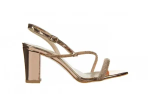 Sandały -187 380-1701 Rose 187036, Różowe złoto, Skóra ekologiczna | Bayla Discount
