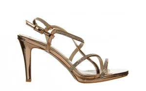 Sandały -187 587-9083 Rose 187127, Różowe złoto, Skóra ekologiczna | Bayla Clearance