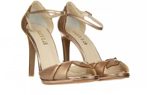 Sandały -187 589-1109 Rose 187055, Różowe złoto, Skóra ekologiczna | Bayla Sale