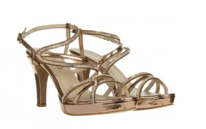 Sandały -187 557-717 Rose 187038, Różowe złoto, Skóra ekologiczna | Bayla New