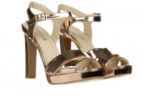 Sandały -187 281-7351 Rose 187035, Różowe złoto, Skóra ekologiczna | Bayla Clearance