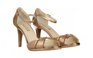 Sandały -187 587-1109 Rose 187091, Różowe złoto, Skóra ekologiczna | Bayla Discount