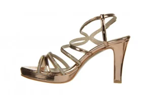 Sandały -187 557-717 Rose 187038, Różowe złoto, Skóra ekologiczna | Bayla New